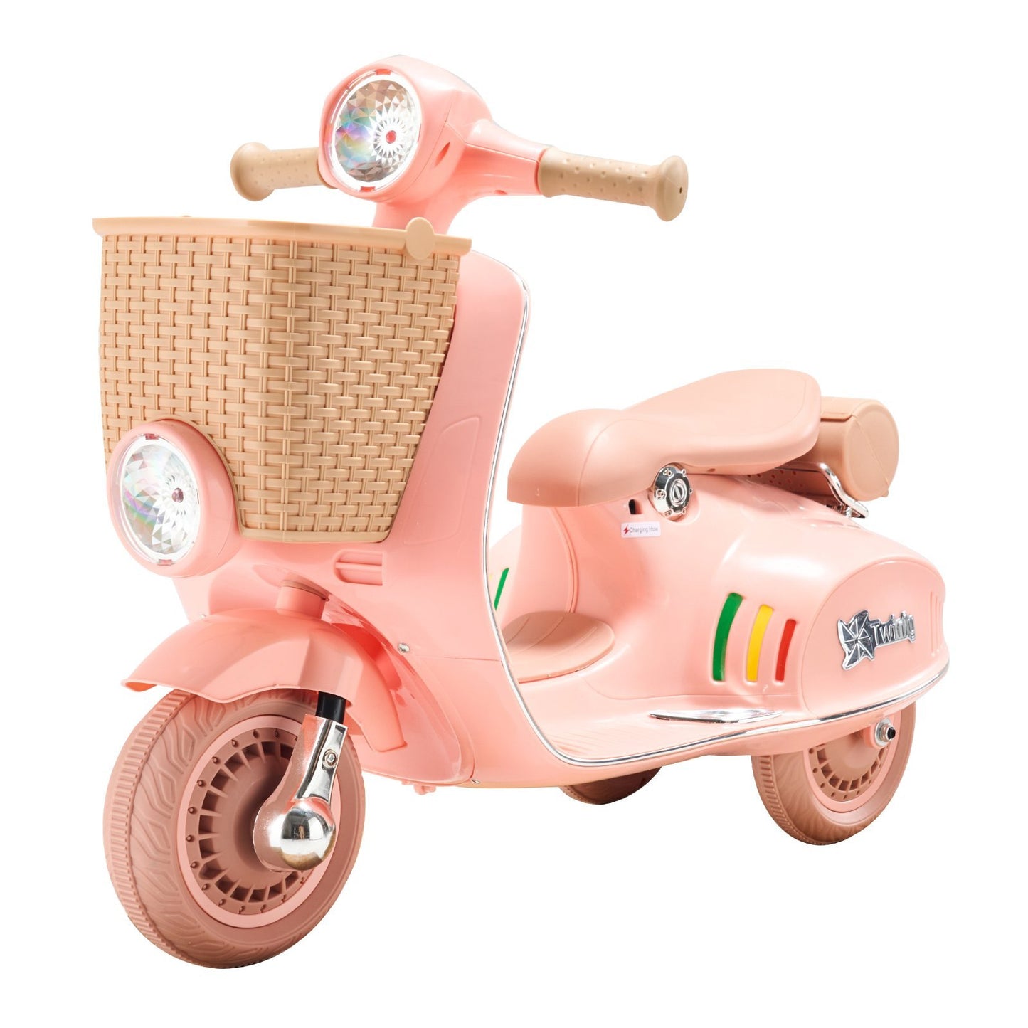 Kids Ride On Motorcycle 6V Electric Motor Trike With LED For Kids Aged 3