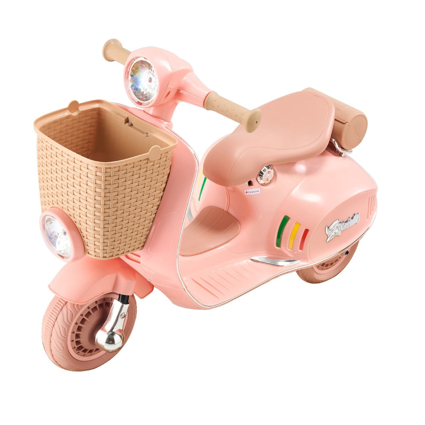 Kids Ride On Motorcycle 6V Electric Motor Trike With LED For Kids Aged 3