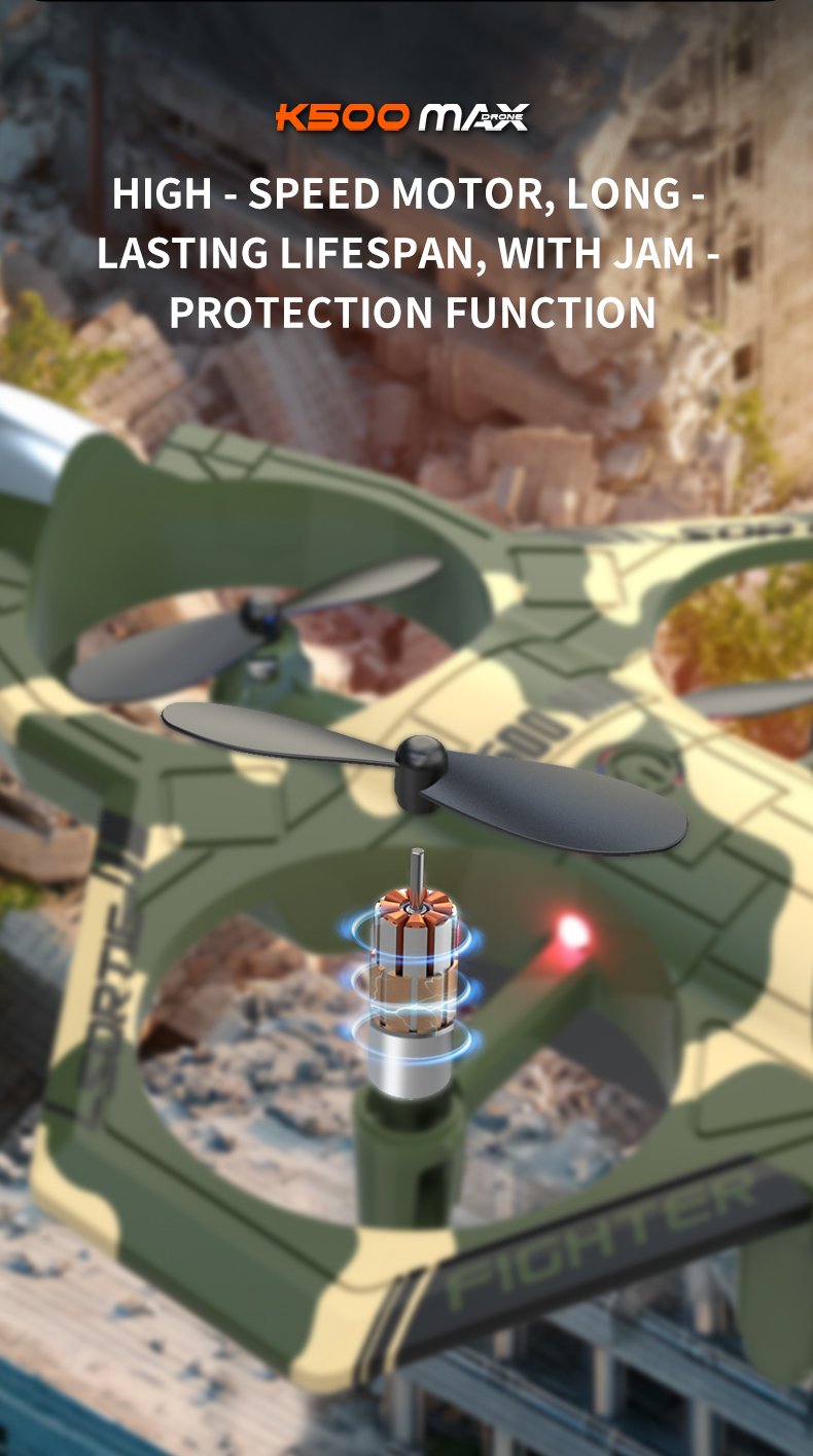 K500 Green Dual Electric Drone - Image 15