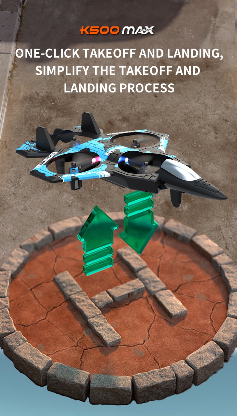 K500 Green Dual Electric Drone - Image 12