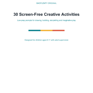 30 Screen-Free Creative Activities for Kids