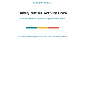 Family Nature Activity Book